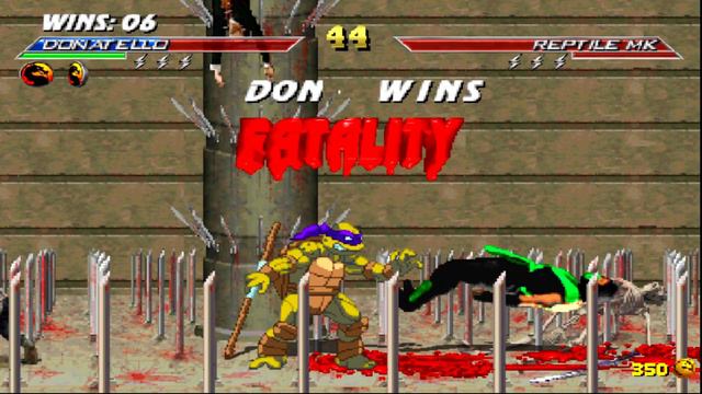 Mortal Kombat Chaotic New Era Donatello Playthrough