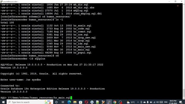 How to getting HR Schema in Oracle 19c Database? | Tamil | Brace Coder смотреть онлайн
