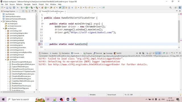 Handle SSL Error in Selenium | Selenium 4 Tutorials | Selenium 4 Beginners | Malayalam | #44 смотреть онлайн
