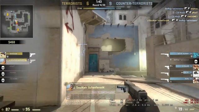 CS:GO Midair Glock Jumpshot смотреть онлайн