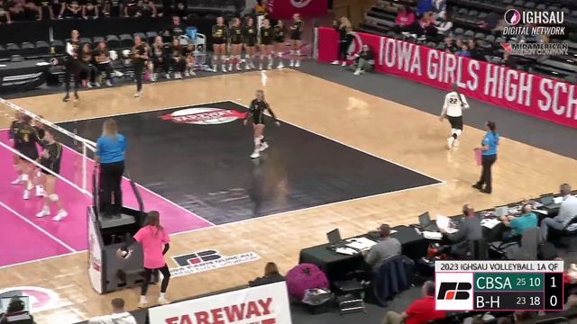 2023 IGHSAU Girls State Volleyball 1A Quarterfinal: Boyden-Hull vs Council Bluffs St. Albert смотреть онлайн