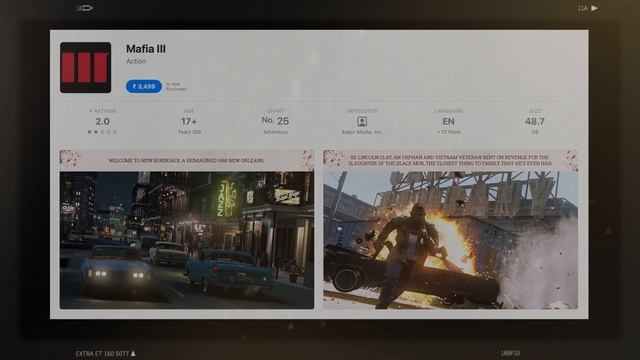 Mafia III on M1 Mac смотреть онлайн