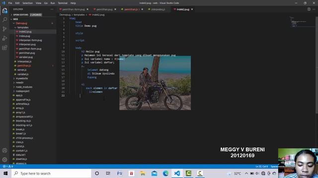 #31.DAFTAR TAG DALAM PUG NODE.JS смотреть онлайн