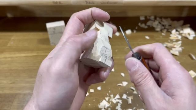 [우드카빙]목각인형-강아지 Woodcarving-Carve A Puppy