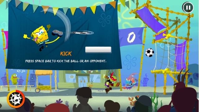 Nickelodeon Soccer Stars - Игры Губка Боб футбол смотреть онлайн