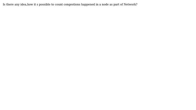 How to count a congestion in a node? смотреть онлайн