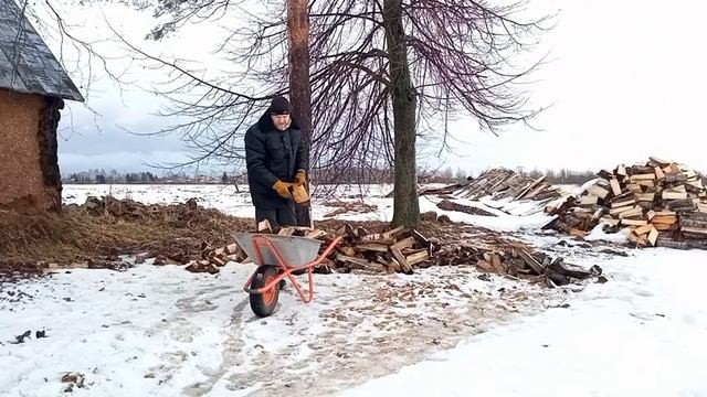 #11. Заготовка дров. Деревенские будни. смотреть онлайн