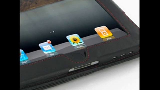 PDair Leather Case for Apple iPad - Book Type (Black/Red Stitch) смотреть онлайн