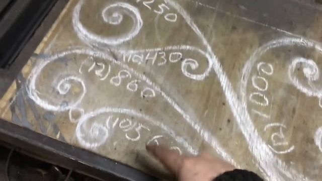 Способ просчета и изготовления узора на перила