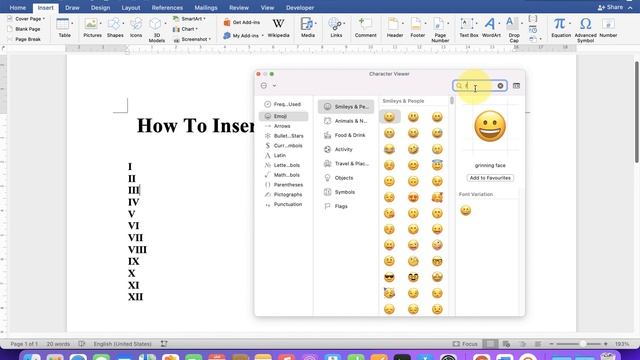 How To Insert Roman Numerals In Word [ MAC ] смотреть онлайн