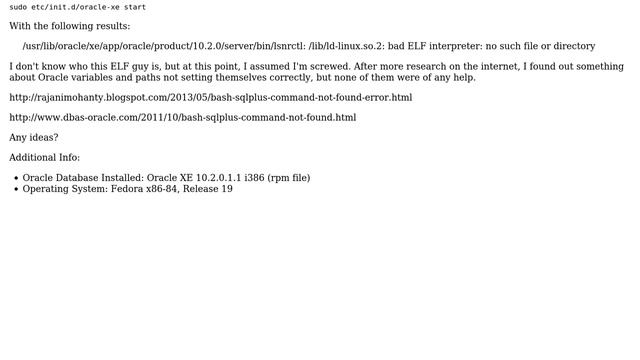 Entering command 'sqlplus' results in 'sqlplus: command not found' (2 Solutions!!) смотреть онлайн
