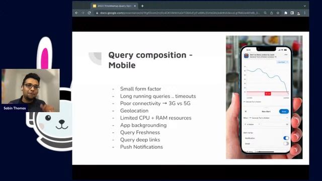 Query optimization for mobile use cases смотреть онлайн