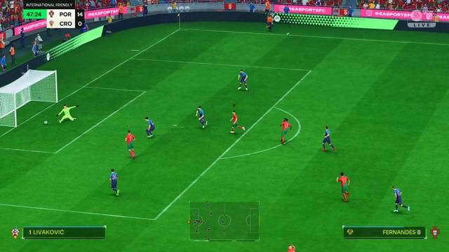 Ronaldo VS Modric | Portugal VS Croatia | EA FC 24 PS5 4k GAMEPLAY смотреть онлайн