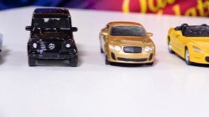 Машинки Welly - Распаковка машинок Велли - Видео для мальчиков