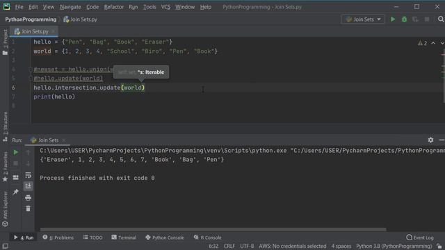 Python 41: Join Set смотреть онлайн