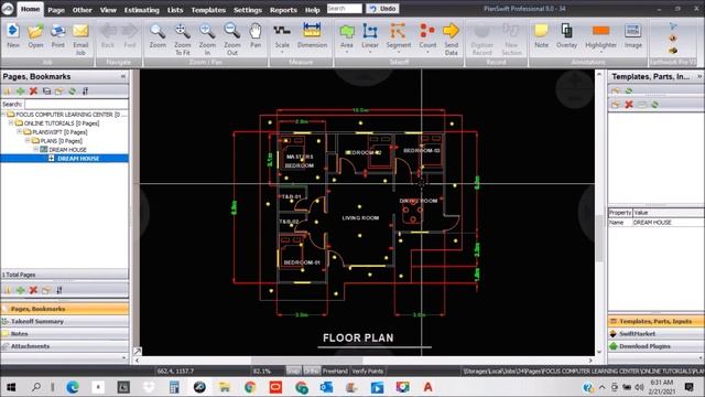 PLANSWIFT TUTORIAL # 07 IMPORTING AUTOCAD DRAWING TO PLANSWIFT смотреть онлайн