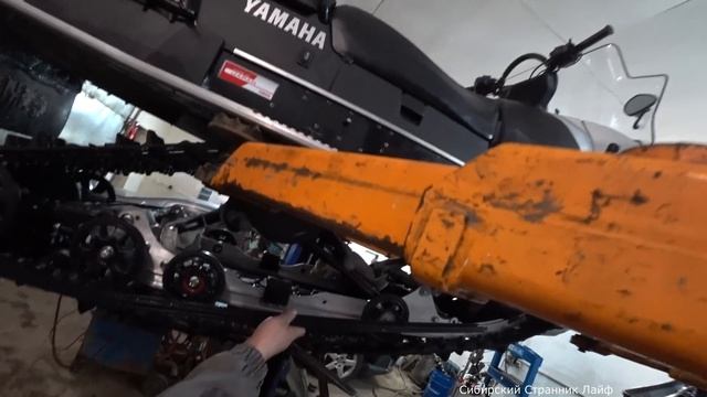 Дорабатываем ходовку на снегоходе YAMAHA профешнл 2. Склизы больше не горят. смотреть онлайн