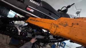 Дорабатываем ходовку на снегоходе YAMAHA профешнл 2. Склизы больше не горят.
