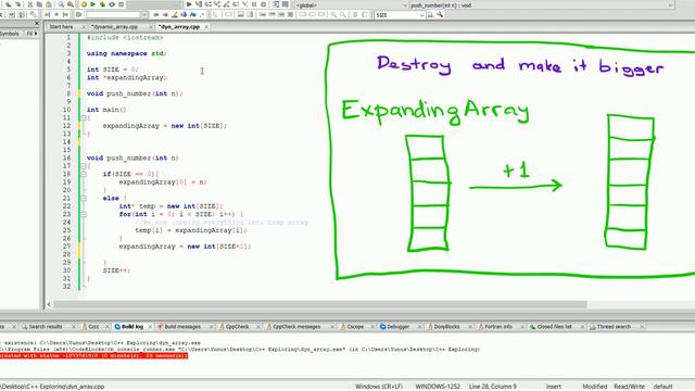 C++ Tutorials- Dynamic Array смотреть онлайн