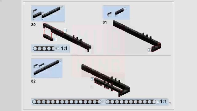 Mould King 14004 Building Instructions, PDF Manual free download, Desert Eagle. смотреть онлайн
