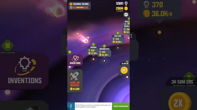 Space Frontier 2 - 25 Planets unlocked! смотреть онлайн