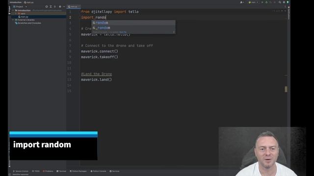 If statement and random functions with Ryze Tello Drones смотреть онлайн