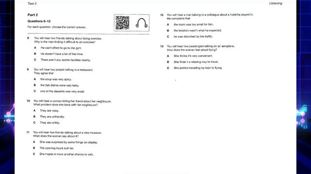 B1 Preliminary 1 Authentic Practice Tests 2020 WITH ANSWERS KEY - PET 2020 Listening TEST 3 смотреть онлайн
