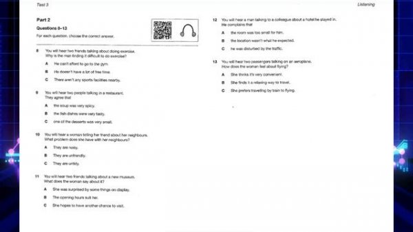 B1 Preliminary 1 Authentic Practice Tests 2020 WITH ANSWERS KEY - PET 2020 Listening TEST 3