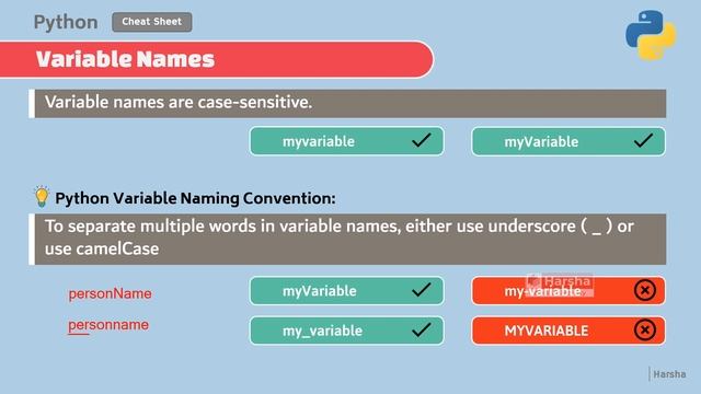 #10 Variable Names | Python Tutorial for Beginners смотреть онлайн