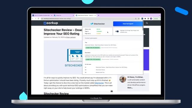 Sitechecker Google Chrome Extension for On-Page SEO [How to Use] смотреть онлайн