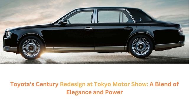 Toyota's Century Redesign at Tokyo Motor Show A Blend of Elegance and Power смотреть онлайн