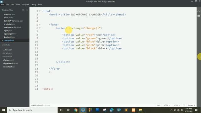 JAVASCRIPT FORM SELECT CHANGE OPTIONS SELECT OPTION JAVASCRIPT ONCHANGE EVENT IN JAVASCRIPT смотреть онлайн