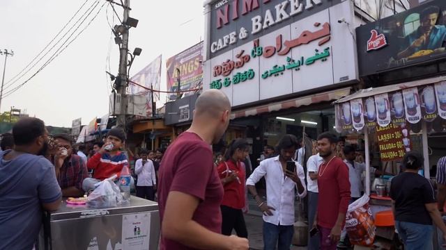 Is this the BEST food city in INDIA? Indian street food tour of HYDERABAD, India смотреть онлайн