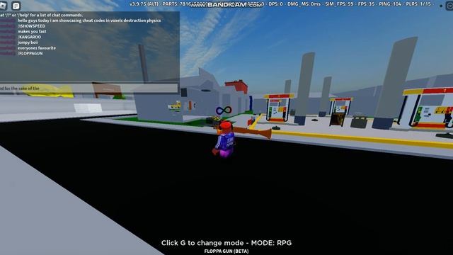 showcasing some cheat codes in voxels destructions physics (new code) смотреть онлайн
