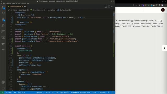 Vue.js 3 Bangla Tutorial: 88. Pharmacy Management Project - 34 Overview page смотреть онлайн