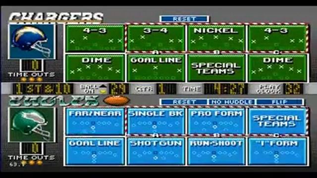 Madden NFL '94 sur Megadrive смотреть онлайн