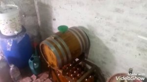 Дубовая бочка на 50 литров. Закончили подготовку.