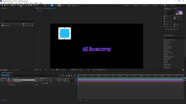 AE Bootcamp 00 - Моушн-дизайн / Настройка интерфейса в Adobe After Effects смотреть онлайн