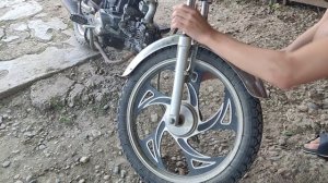 ЗАМЕНИЛ КРЫЛО НА МОПЕДЕ АЛЬФА/НОВОЕ ПЕРЕДНЕЕ КРЫЛО НА МОПЕД АЛЬФА