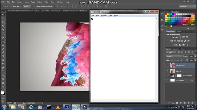 INK SMOKE FACE EFFECT | PHOTOSHOP TUTORIAL смотреть онлайн