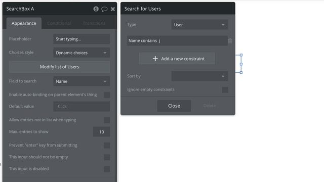 How to Use The Searchbox Element | Bubble Quick Tip смотреть онлайн