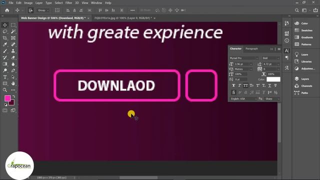Creative Gaming Web Banners Design - Photoshop Cc Tutorial смотреть онлайн