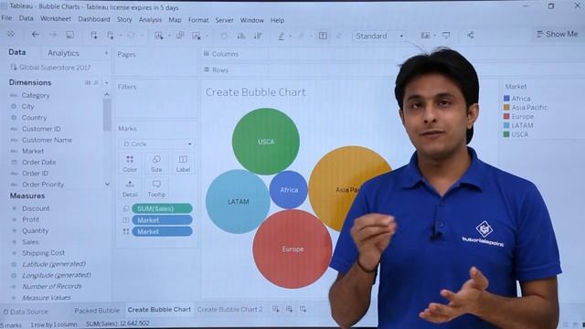 Tableau - Bubble Charts смотреть онлайн