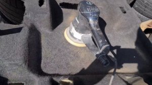 Чистка ковролина в а/м вибромашинкой