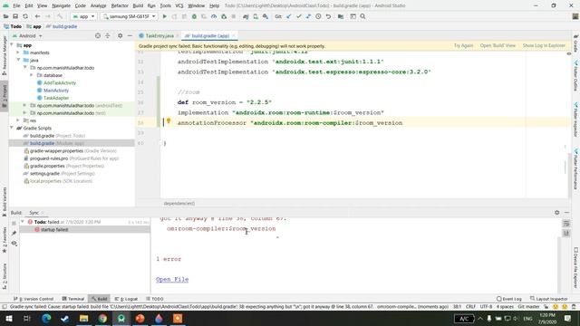 Android Day 34 Creating Room Database in Todo App смотреть онлайн