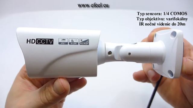 CCTV kamera 720P AHD technológia s 20m IR LED смотреть онлайн