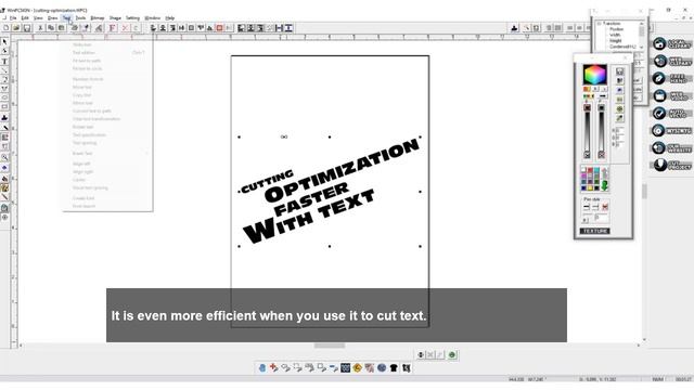 WinPCSIGN PRO 2018 - Cutting optimization смотреть онлайн