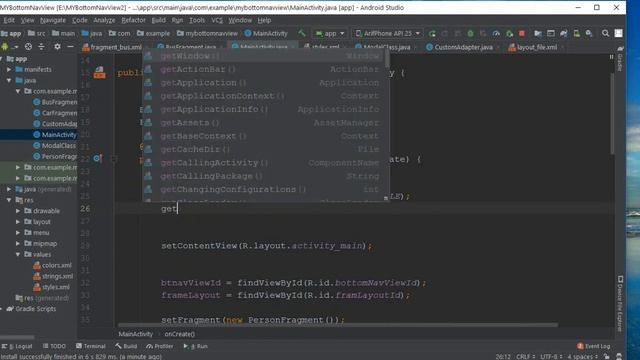 BottomNavigationView + Fragment+ RecyclerView || * Part Three* || *Android Advance Tutorial* смотреть онлайн