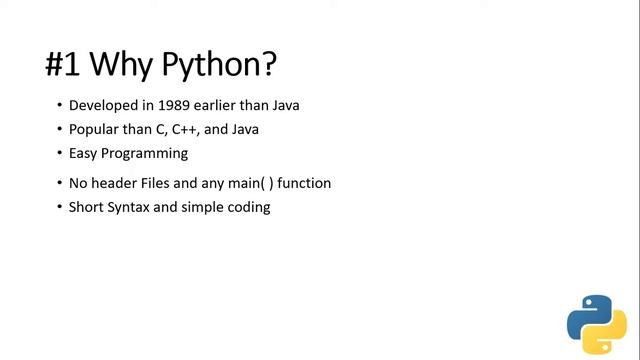 #1 Introduction to Python | Why Python? | Python Tutorial for Beginners смотреть онлайн