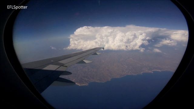 Cyprus Airways A319 | FULL FLIGHT from Larnaca (LCLK) to Athens (LGAV) | GoPro/Passenger View смотреть онлайн